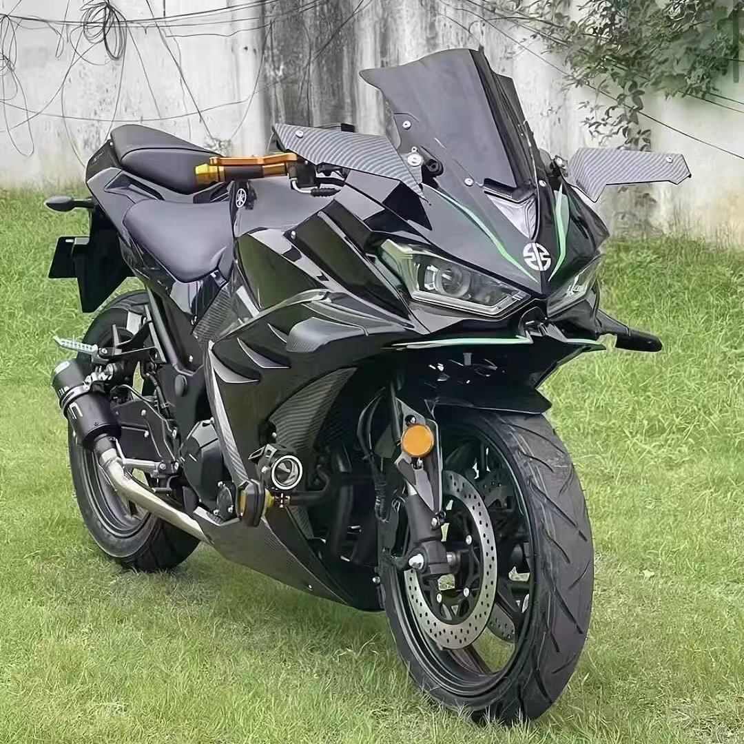 Kawasaki маленький Ninja Horizon Подержанный взрослый внедорожный мотоцикл лицензированный гоночный автомобиль с топливом для локомотива