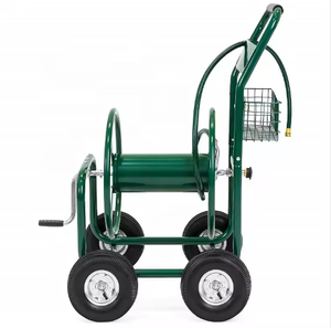 <span class=keywords><strong>Chariot</strong></span> à main mobile de <span class=keywords><strong>tuyau</strong></span> d'<span class=keywords><strong>arrosage</strong></span> de transport de stockage de roue d'outil d'irrigation de jardin en métal - Product Image 3