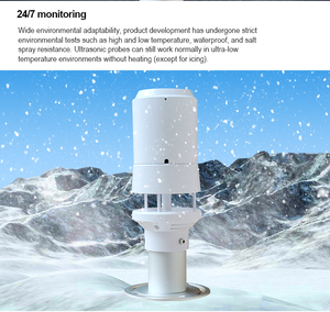 Anemómetro digital ultrasónico, transductor de dirección de velocidad del viento, mide 5 parámetros meteorológicos, instrumento para dirección del viento - Product Image 3