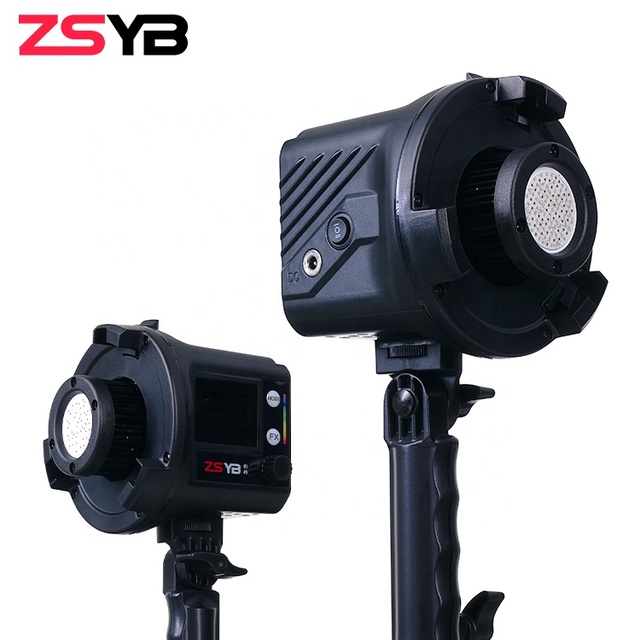 Zsyb Customize OEM ODM High CRI RGB Dimmable Handheld APP Control Adjustable 60watt Photographic Led Video Light