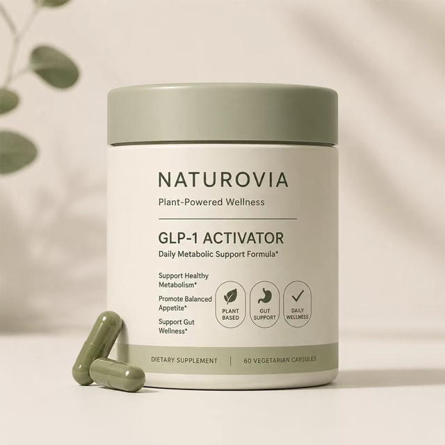 Natural GLP-1 Support Dietary Fiber Supplement Capsules Promote Metabolic Energy Balance Appetite Control & Digestive Health