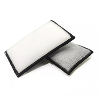 Éponge de nettoyage de voiture en microfibre avec applicateur de nettoyage intérieur et poils en nylon