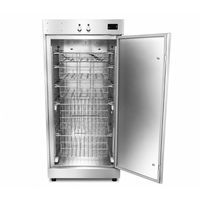 Armoire de désinfection à haute température 125 degrés, armoire de désinfection commerciale à porte unique pour plateaux repas de cantine