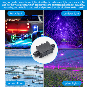 Deenlai IP68 FSH713 صندوق كهربائي 2 طريقة Way Way Way Wire كتلة طرفية كهربائية مقاومة للماء - Product Image 5