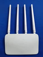 Router Inalámbrico Tenda F6 de 300Mbps, 2.4GHz, 4 Antenas de 5dBi, Repetidor Universal WISP, Firmware en Inglés, Router Wifi para el Hogar, 4 Antenas