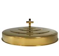 Ensemble de vaisselle de communion en acier inoxydable doré à 5 couches