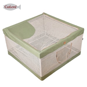 Grand parc d'intérieur en plastique solide et respirant pour animaux de compagnie, chenil pour chiens, fournitures de <span class=keywords><strong>naissance</strong></span> pour chiots, boîte pour chiens enceintes - Product Image 3