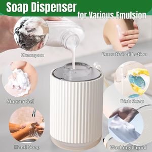 Hotel Waterproof ABS <b>Wall</b>-<b>mounted</b> Touchless Automatic Foam <b>Soap</b> <b>Dispenser</b> Rechargeable Desktop Electric <b>Soap</b> <b>Dispenser</b> for Kids - Product Image 3