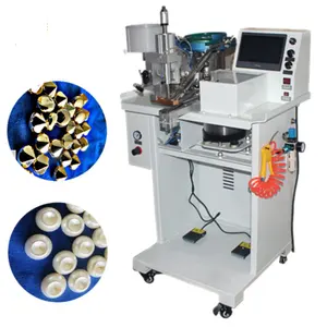 Automatic beading clothing pearl ultrasonic drilling machine Multi-function Switching Nail Bead Pearl Riveting Machine