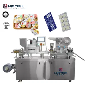New LOM Machine Automatic Blister Packing and Wrapping Machine for Food with Reliable Motor for Film and Paper