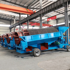 Trommel เครื่องซักผ้ามือถือความจุ5-10tph ขนาดเล็กสำหรับวางทองทราย - Product Image 2