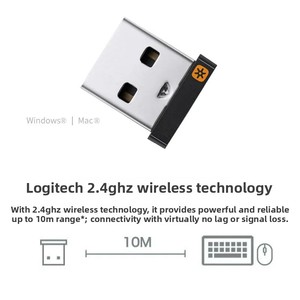 <span class=keywords><strong>Logitech</strong></span> ตัวรับสัญญาณแบบรวม2.4 GHz เทคโนโลยีไร้สายปลั๊ก USB ใช้ได้กับอุปกรณ์รวม <span class=keywords><strong>Logitech</strong></span> ทั้งหมด K780 M720 <span class=keywords><strong>M330</strong></span> - Product Image 2