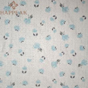 HAPPEAK Tejido de punto acanalado con estampado de flores personalizado Jacquard Pointelle Tejido de punto para proyectos de diseño de ropa - Product Image 5