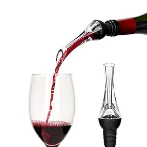 Chirpy üst şarap cam şişe Pourer ev partisi noel hediyesi kırmızı şarap dekantörü şarap havalandırıcı Pourer Premium