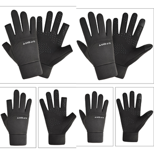 Caliente invierno montar mitones hombres y mujeres polar Cálido impermeable guantes coche eléctrico ciclismo pesca mitones - Product Image 5
