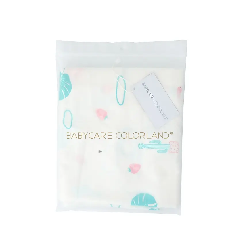 Babycare Colorland 100% 코튼 재사용 무명 천으로 아기 천으로 기저귀