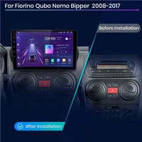 Lecteur multimédia WIFI Android Auto pour Fiat Fiorino Qubo Citroën Nemo Peugeot Bipper 2008-2017 Autoradio Carplay Vidéo Stéréo