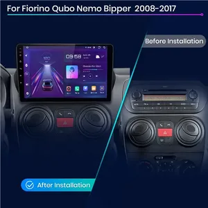 Lecteur multimédia WIFI Android Auto pour Fiat Fiorino Qubo Citroën Nemo Peugeot Bipper 2008-2017 <span class=keywords><strong>Autoradio</strong></span> Carplay Vidéo Stéréo - Product Image 3