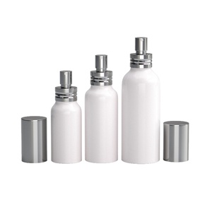 White 30ml ~500ml Aluminum Spray <b>Bottle</b> for Perfume Cosmetics <b>Mist</b> Metal Cosmetic Packaging - Product Image 1