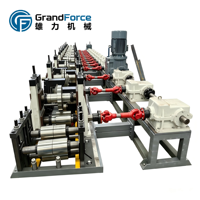 Machine de profilage de poutrelles en C haute vitesse 4 mm, robuste, avec système de poinçonnage à entraînement par boîte de vitesses, roulement de moteur, certifiée CE pour l'acier