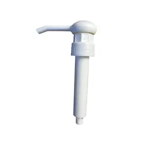 Long nozzle food grade plastic 38/400 juice coffee pizza soy bottle syrup pump dispenser 38/400 syrup pump