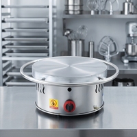 Machine à crêpes rotative au gaz en acier inoxydable de qualité supérieure personnalisée, réduction du bruit pour équipement commercial professionnel