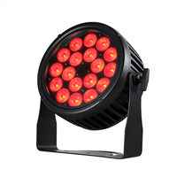 Projecteur PAR LED 6-en-1 étanche 18x20W RGBWA UV à prix abordable, blanc chaud/blanc pour fêtes DJ DMX512/RDM