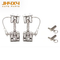Accessoires tout-terrain, loquets de verrouillage du capot de voiture, verrouillage du capot pour Jeep Wrangler JK 2007-2017