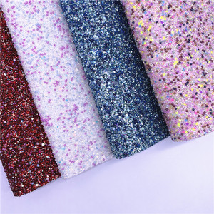 Feuilles de cuir à paillettes épaisses Super Pearl pour textile à la maison pour chaussures à nœuds Sacs à paillettes - Product Image 1