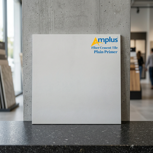 Panneau de plafond en fibro-ciment Amplus Square Plain Primer, non peint, blanc - Product Image 4