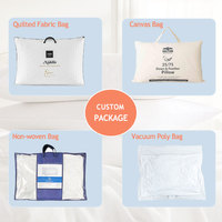 Insert de coussin en plumes de canard personnalisé expédition rapide pour lit et canapé duvet d'oie et oreiller en plumes