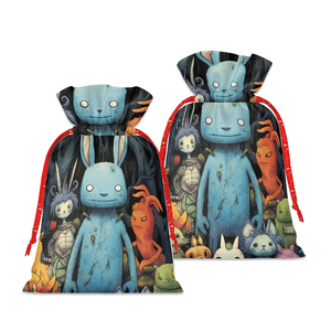 Custom image <b>Christmas</b> Drawstring <b>Gift</b> <b>Bags</b> Holiday Supplies <b>for</b> Festive Packaging - Product Image 5