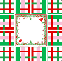 Ensemble de Mahjong Américain de Luxe Holly Jolly Christmas avec Tuiles en Acrylique Sculptées Roses pour Soirées de Jeu Festives, Cadeau de Fêtes, En Stock