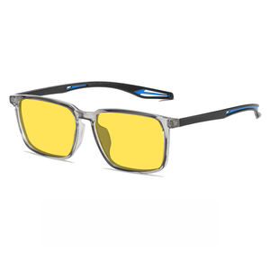 Gafas de Sol Deportivas Unisex Ultraligeras con Bloqueo de Luz Azul y <span class=keywords><strong>Lentes</strong></span> Amarillas <span class=keywords><strong>para</strong></span> Teléfonos Móviles y Computadoras, Visión Nocturna 2025 - Product Image 4