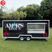 Remorque de concession mobile de haute qualité Distributeur de collations pour barbecue à crème glacée Cuisine complète Food Truck