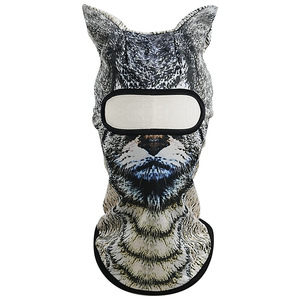 Nueva Máscara Divertida 3D con Diseño <span class=keywords><strong>de</strong></span> Cara <span class=keywords><strong>de</strong></span> Animal, <span class=keywords><strong>de</strong></span> Fibra <span class=keywords><strong>de</strong></span> Spandex, Protector Solar para el Cuello, con Orejas <span class=keywords><strong>de</strong></span> Perro/Gato, a Prueba <span class=keywords><strong>de</strong></span> Viento, para el Verano - Product Image 2