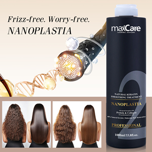 Champú y Crema Alisante para el Cabello con Nanoplastia, Antifrizz, a Base de Hierbas Brasileñas, con Logotipo Personalizado, para Salón de Belleza - Product Image 3