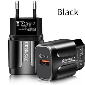 QC3.0 15W-30W Single USB Wall Charger with PC <b>Fireproof</b> <b>Material</b> for Mobile Phones Laptops Cameras & Game Players - Product Image 2