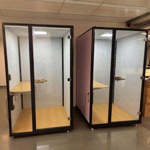 Phòng thoại cách âm đa chức năng, lắp ráp và di chuyển được, có hệ thống thông gió cho tòa nhà văn phòng - Product Image 3