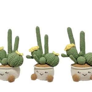 Adornos de maceta hechos a mano, tejido de cerámica carnosa para consola de coche, decoración de escritorio, productos terminados - Product Image 5