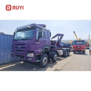 Semi-remorque à chargement latéral de conteneurs à 3 essieux, 20 pieds, 40 pieds, grue de levage, charge utile de 45 à 100 tonnes, semi-remorque à chargement latéral de conteneurs à <span class=keywords><strong>vendre</strong></span> - Product Image 5