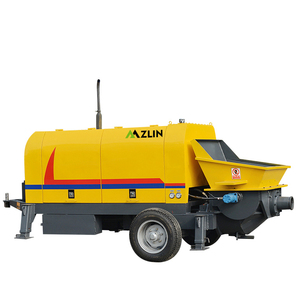 Nouvelle mini-pompe à béton avec moteur diesel de 60 m, remorque, pompe à béton diesel économe en énergie - Product Image 3