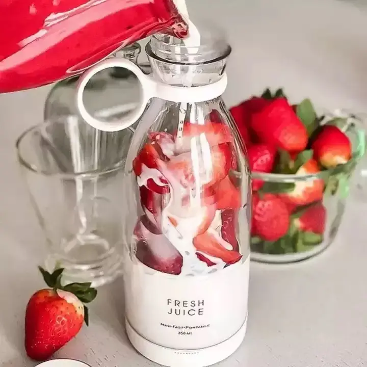380ml Mini Fruit Juicer Electric Breakfast Fruit Mixers Soy Milk Maker Portable Blender for Office Home Juice Maker Machine