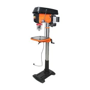 750W 12-SPEED powerful dual voltage induction floor drill press