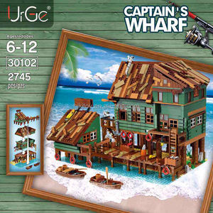 Vente chaude UrGe 30102 2745 pièces quai du capitaine blocs de construction jouet Architecture Mini modèle pour adultes et enfants - Product Image 4