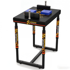 Tavolo da Arm Wrestling Professionale WAF Standard per Competizioni e Allenamento, in Acciaio Resistente per Palestra e Casa - Product Image 1