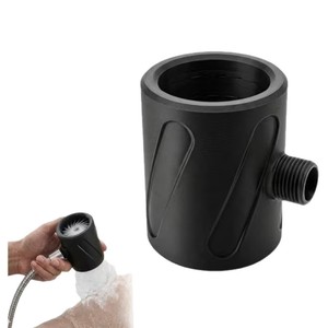 Adjustable Round Shower Head With Pressurized Water Flow For Men Massage Bathroom Use - Product Image 3