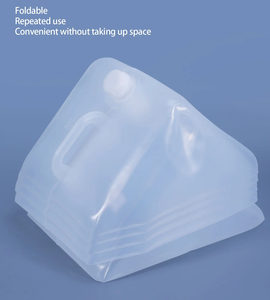 Botella de <span class=keywords><strong>Agua</strong></span> Plegable de 5L 10L 15L 20L, Contenedor de <span class=keywords><strong>Agua</strong></span> Plegable y Portátil, Bolsa de <span class=keywords><strong>Agua</strong></span> para Supervivencia al Aire Libre y Camping - Product Image 3