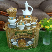 Table basse ovale dorée personnalisée Rekebot pour cérémonie éthiopienne, collection 2026, offre spéciale