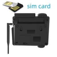 Sasincomm P03 Teléfono IP de escritorio de 2,4 pulgadas Wifi Hotspot LTE 4G GSM PoE Interfaz USB Oficina en casa VoIP Llamadas comerciales
